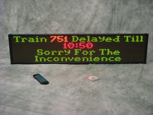 50 Four Line Scrolling Programmable Message LED Sign - LED Sign Authority